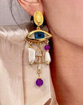 Abstract Eye Earrings