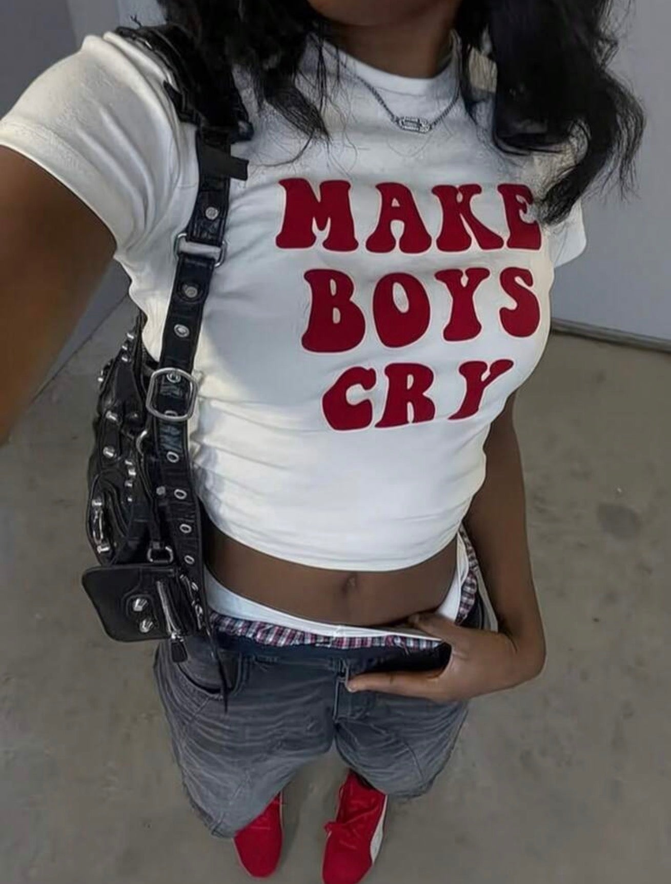 Make Boys Cry | Bold Feminine Graphic Tee