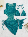 Teal three-piece Swimwear