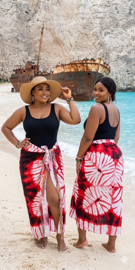 Tie Waist Wrap Skirt
